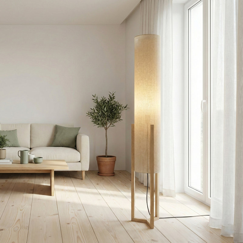 LAMPE DE SOL EN CHÊNE Latia Latia