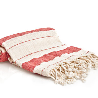 Serviette de plage en coton turc Pinckard