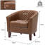 Edvardas 73.9 Cm Wide Tufted Barrel Chair-592312789