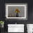 48X36inch LED Bathroom Mirror,3000-6000K Gradient Front And Backlit LED Mirror For Bathroom,3Colors Dimmable,IP54 Enhanced Anti-Fog,Hanging Plates Wall Mount Lighted Mirror(Only Mirrors, Not Cabinets)