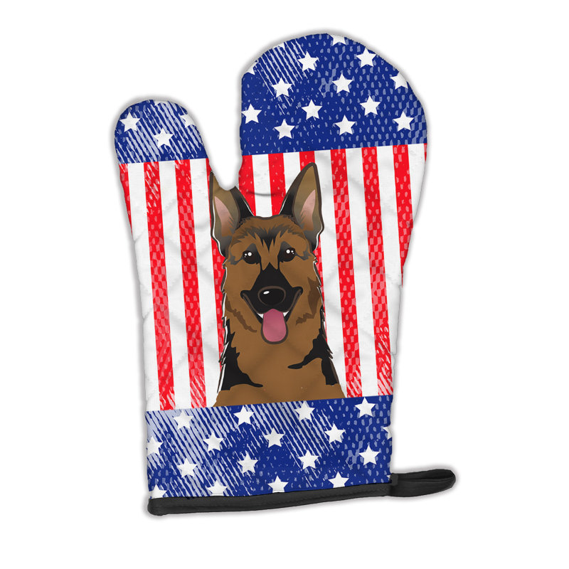 Berger à four caroline et allemand American Flag