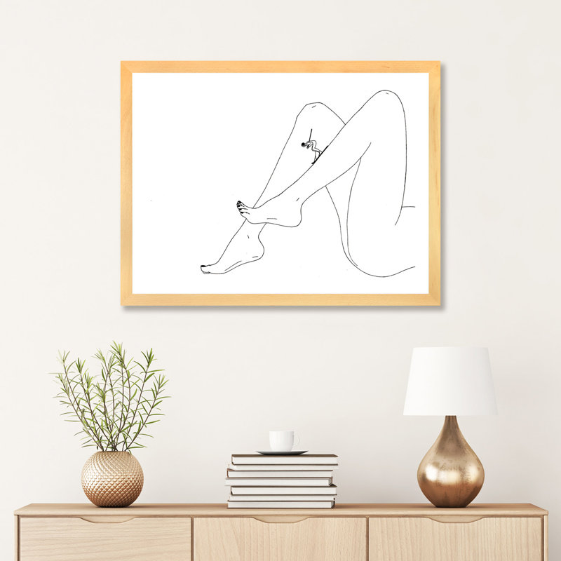 «Downhill», reproduction d'art, Papier bois naturel, H 16 po x l 24 po x P 1 po