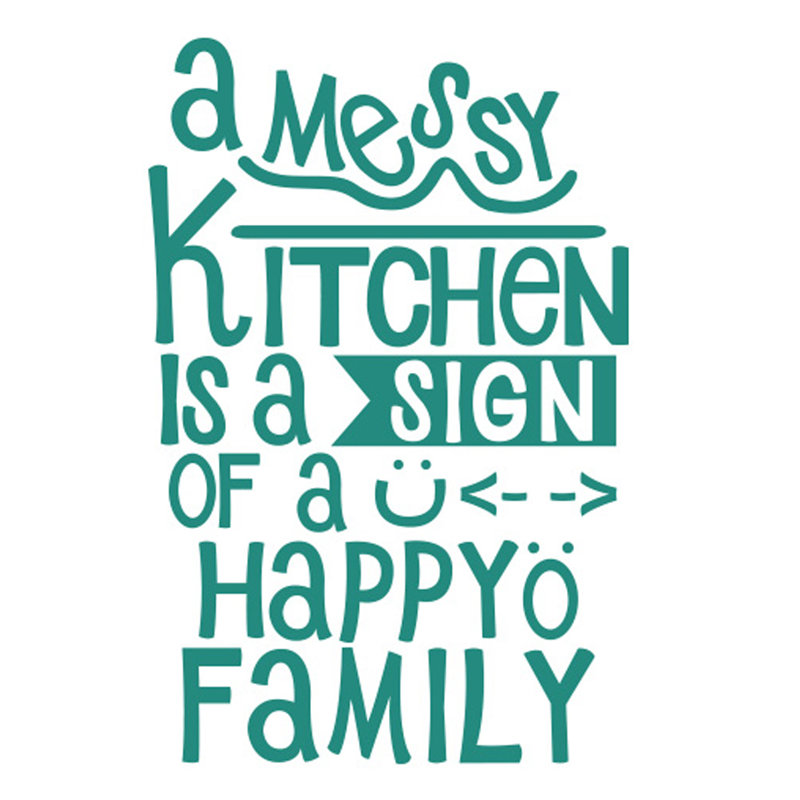 Wall Decal, Aqua Green, Large