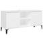 Steyning Unfinished TV Stand with Fireplace Included-1968540486