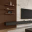 Panneau mural en bois 94,9 po L x 5,75 po, panneau mural 3D pour décoration murale intérieure-63302349