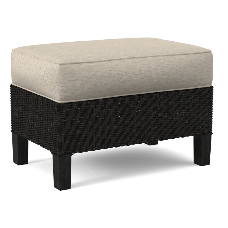 Gibraltar Ottoman, Gray Sugar Performance; 0863-84, Antique Black