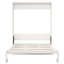 Lit escamotable de 68 pouces avec lit escamotable et design moderne pour chambre d'amis et bureau