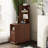 End Table With Drawers, Corner Table With Open Shelves, Tall Side Table For Bedroom And Corner