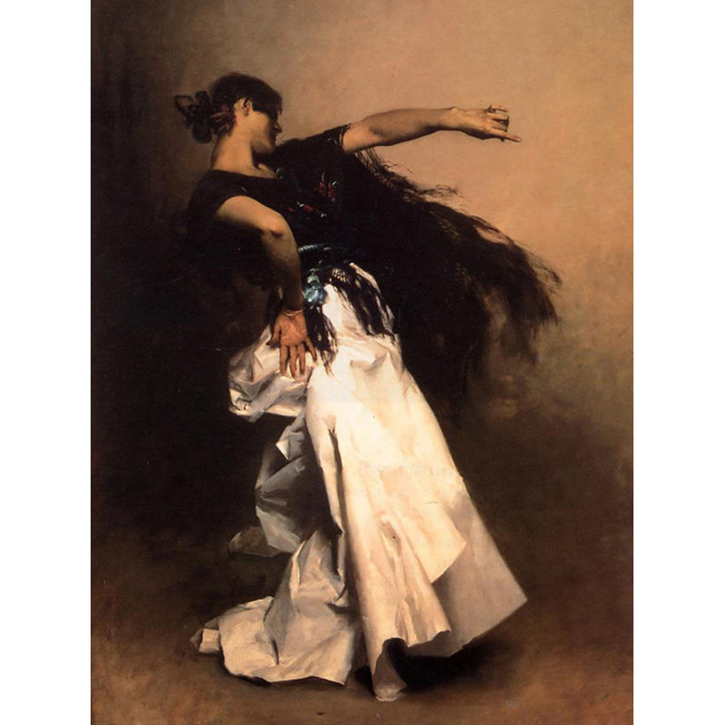 Danseur espagnol, H 37 po x l 28 po