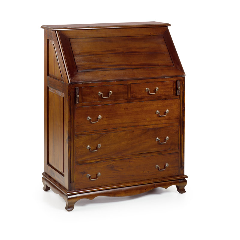 Solid Wood Secretary Desk