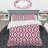 Purple Abstract Pattern Polyester Geometric Shapes Duvet Cover-1172481379