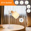 1-Light White Table Lamp