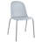 Walthall Stackable Dining Chairs - Set of 2 Modern Plastic Chairs with Sturdy Iron Legs - Space-Saving Side Chairs for Kitchen & Dining Room-1033508981