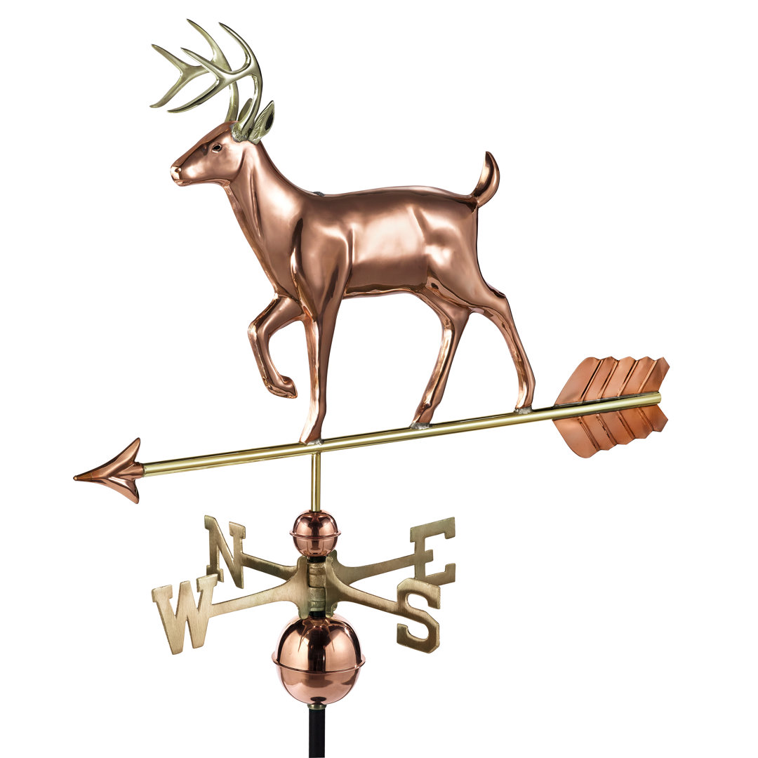 White Tail Buck Weathervane Good Directions
