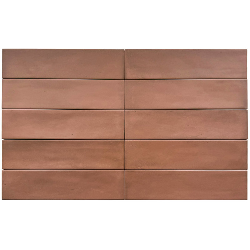 Saumon TerraClay Rectangle, Brown