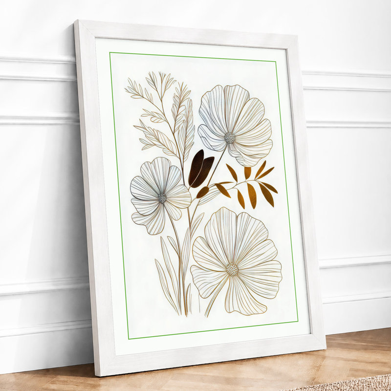 Specimens Botanical - Framed Print, A4 - 29.7 x 21.0 cm, White