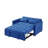 Adjustable Backrest Soft Futon Sofa with Side Pockets-175476289