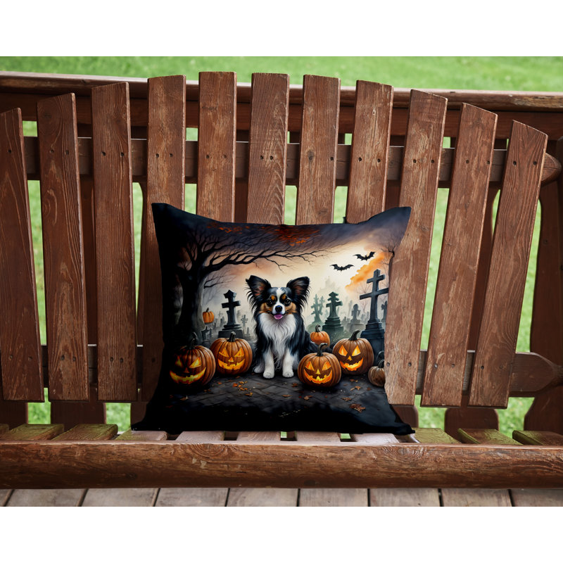  Coussin décoratif intérieur / extérieur en polyester Autre / Sans motif, 14 po x 14 po