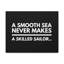 A Smooth Sea - Wrapped Canvas Print-461362863