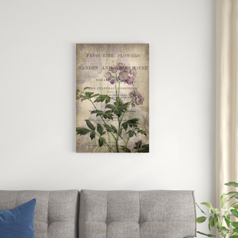 Fleurs préférées IV, H 30 po x l 20 po x P 1,25 po