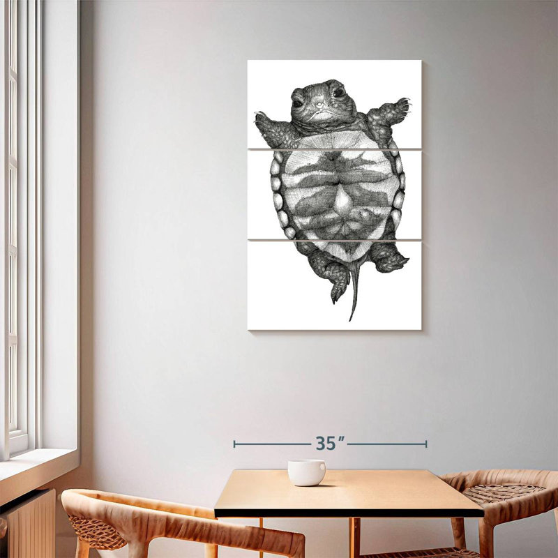 Brampt Little Turtle, 57" H x 36" W