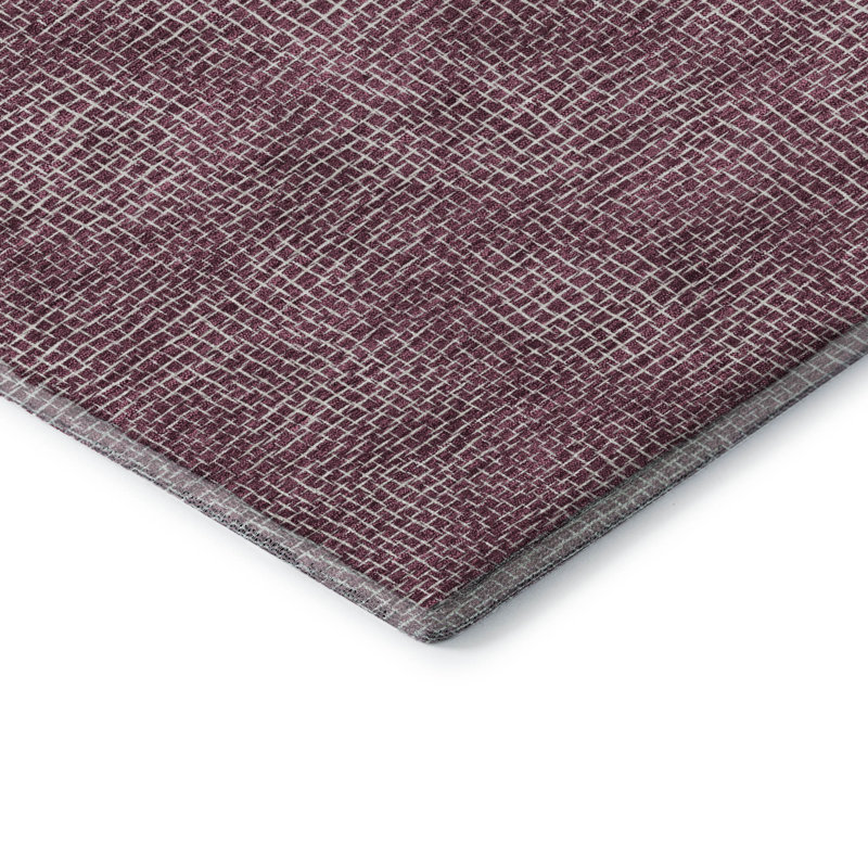 Tapis géométrique de qualité supérieure lavable à la machine Cossette AMF1057, Rectangle 9 pi x 12 pi