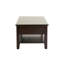 Ensemble de table d'appoint 3 pièces avec finition espresso et salon 1 table basse 2 tables de bout Tiroirs classiques en bois