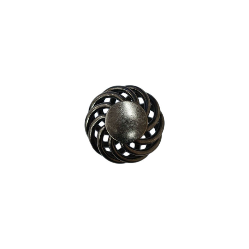 Multipack de boutons de cage à oiseaux Cabinet Hardware, Étain