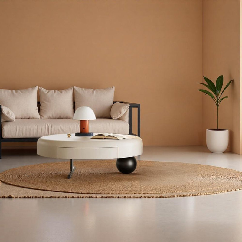 Table basse moderne de style rétro
