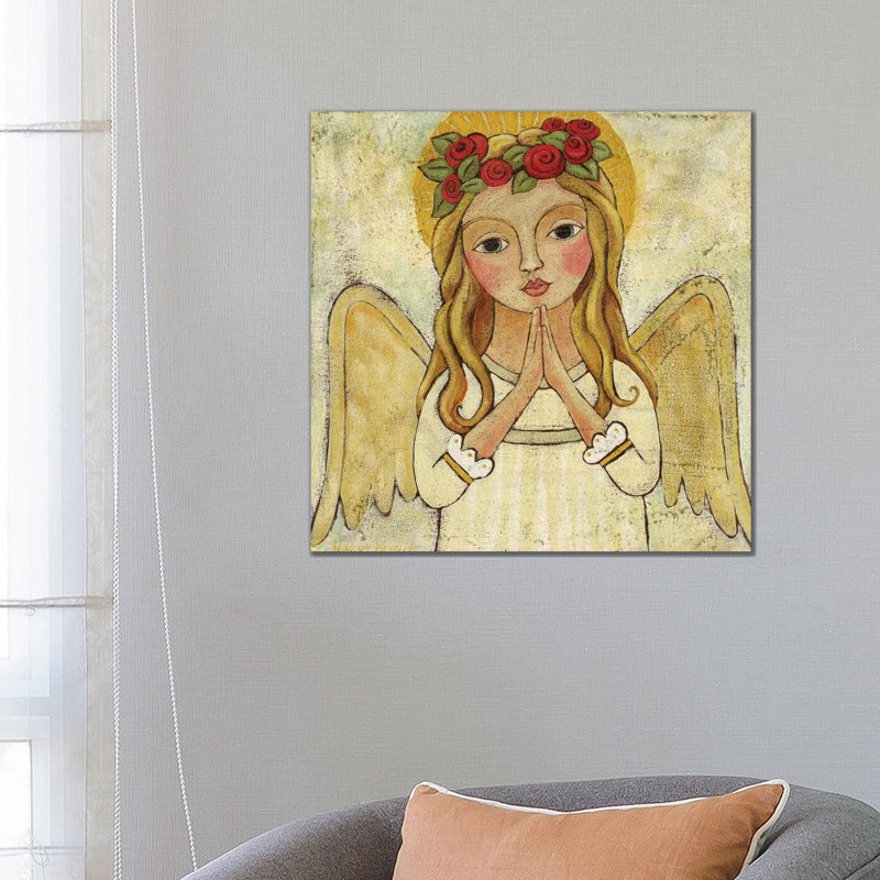 Angel Of Purity by Teresa Kogut - Wrapped Canvas Gallery-Wrapped Canvas Giclée, 66.04 cm H x 66.04 cm W x 3.175 cm D