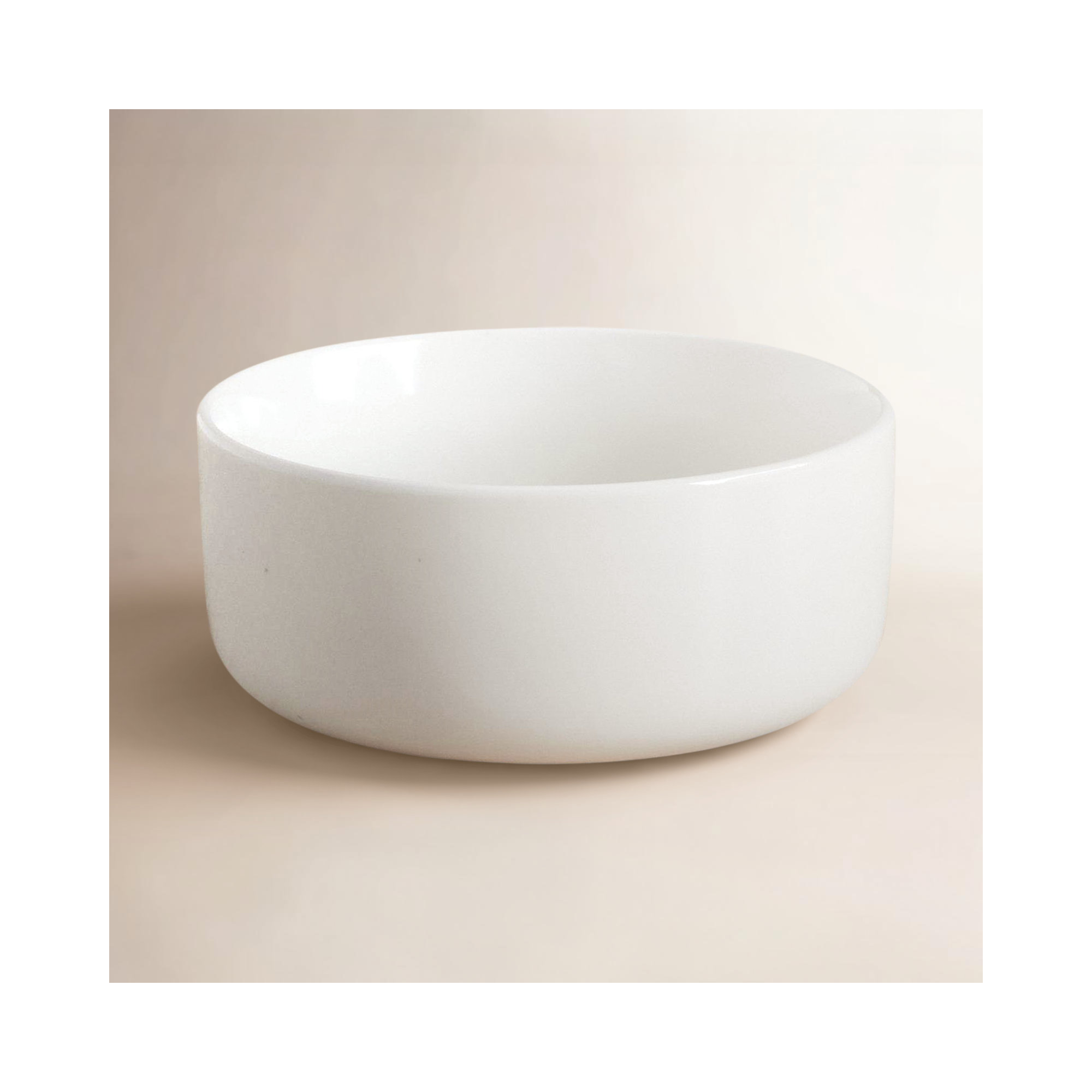 Izie Straight Lip Stoneware Cereal Bowl, White