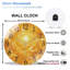Horloge murale en verre 12 po