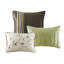 Édredon très grand lit 7 - Le choix de literie moderne comprend des détails de broderie comprenant un édredon, des taies décoratives, des coussins, une jupe de lit, une jupe de lit lavable et des accents décoratifs en tissu de 7 pièces.-118742566
