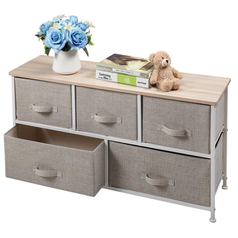 Commode combinée 5 tiroirs l 39,4 po