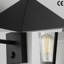 European Outdoor Wall Light with Motion Sensor, 17.7" (45 cm) Black E27 Exterior Lantern Sconce