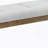Walnut Oak Dining Bench In Light Gray Fabric With Tufting