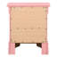 Charmante table de chevet traditionnelle rose