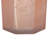 5.1X5.1X5.9" Pink Frosted Mercury Glass Octagonal Candle Holder,4 Pack-547812133