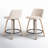 Archaimbaud Swivel Upholstered Counter Stool