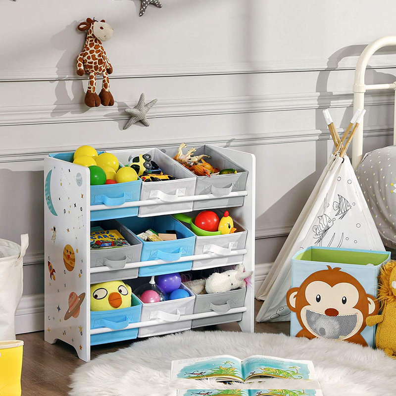 Laperle 60cm H X 62.5cm W Toy Storage Kids Bookcase