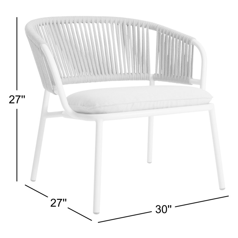 Mate Outdoor Lounge Chair, Toohey Charcoal