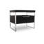 56cm W Metal Bedside Table-401267977