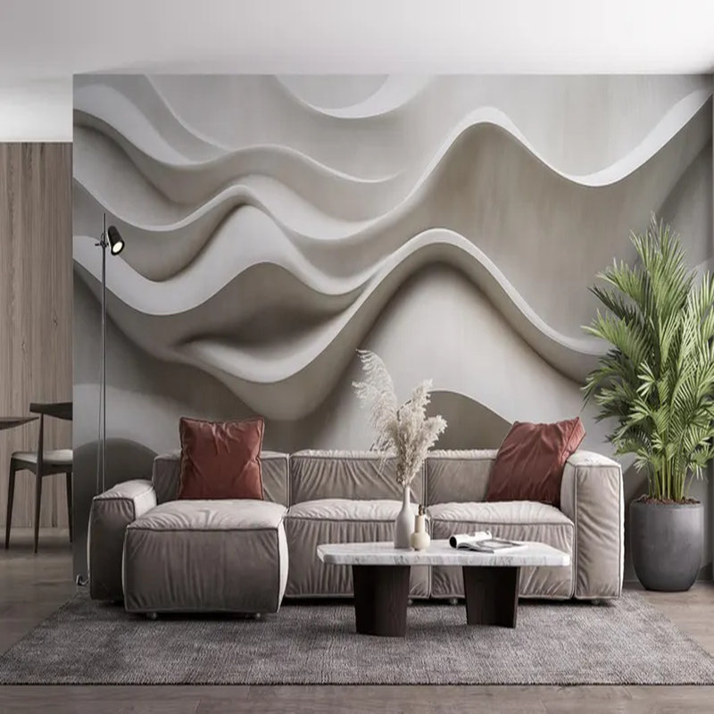 Sculpted Sandstone Waves, 96" L x 108" W