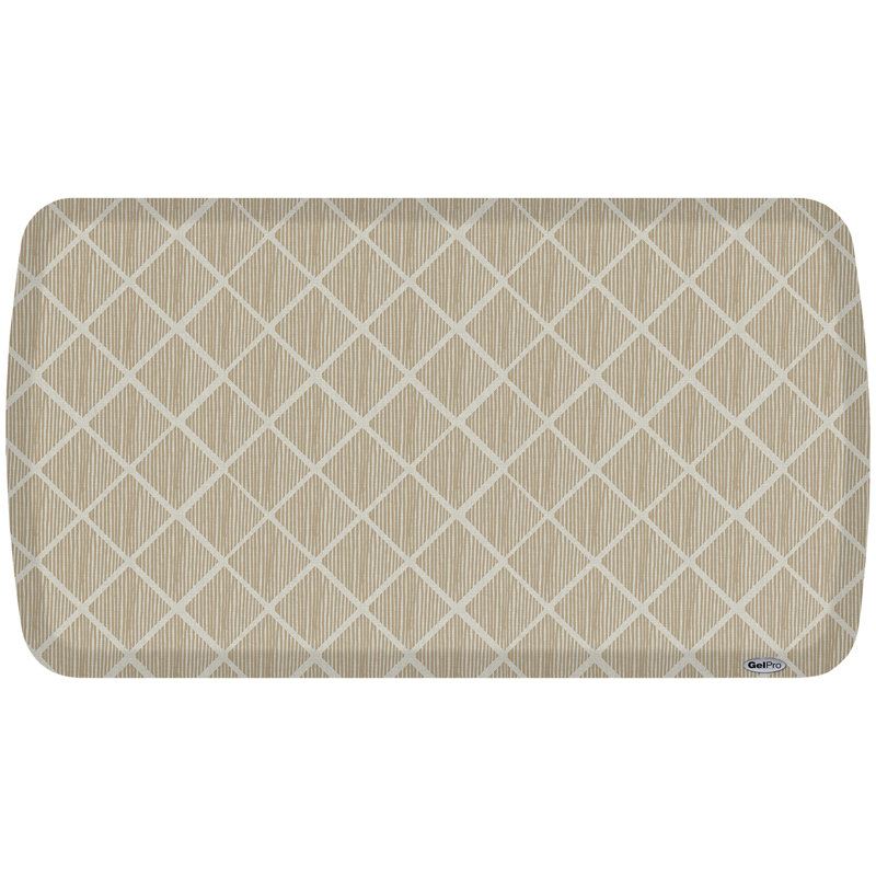 Tapis de cuisine GelPro Elite, Rectangle 1 pi 8 po x 3 pi, Beige