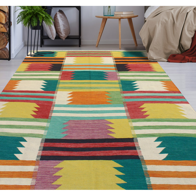 Modern Flatweave Manar Ivory Rug
