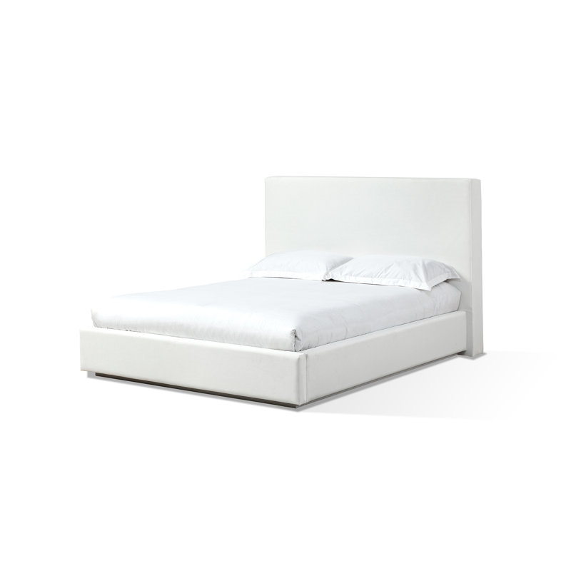 Lit plateforme tapissier Baccarat, Roi, Perle