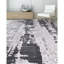 Tapis gris anthracite noué à la main-66882010