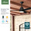 Ventilateur de plafond 52 pouces avec éclairage et télécommande Hunter Energy Wi-Fi ENERGY STAR® Hunter-102498226-126183627