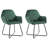 Dining Chairs Upholstered Chair with Metal Legs for Living Room Velvet-23324376
