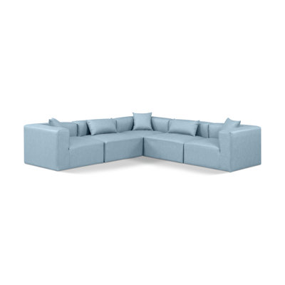 Houswerth Upholstered L-Shaped Sectional Reversible